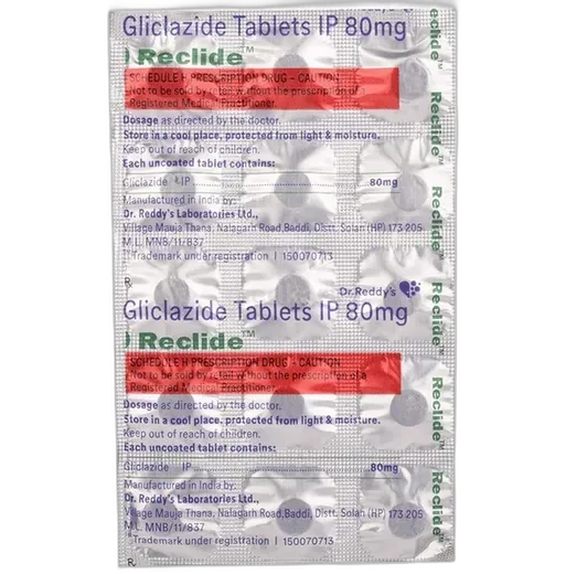 reclide 80mg tablet 15's